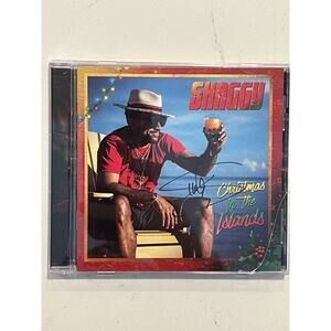 SHAGGY - AUTOGRAPHED "CHRISTMAS IN THE ISLANDS" SIGNED CD BOOKLET & NEW CD 2021